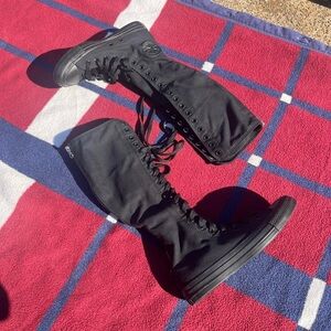 Converse Chuck Taylor All Star XX-Hi Black Knee High Shoes A12325C W6.5 M4.5